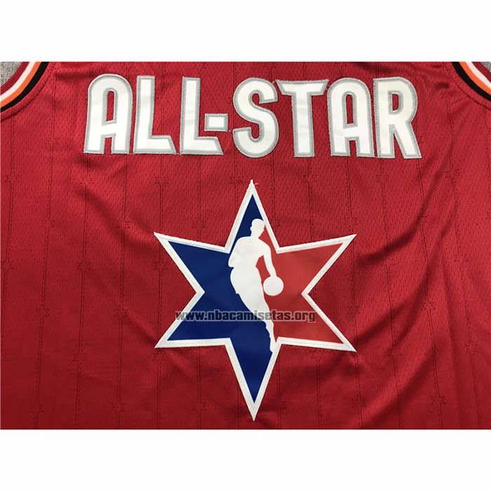 Camiseta All Star 2020 Los Angeles Lakers Lebron James NO 23 Rojo